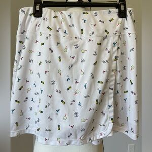 Dink Up Skort XL pickleball tennis golf happy hour beverages table tennis